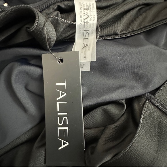 Talisea 2 Piece Black Tankini Swimsuit NWT Medium - Picture 6 of 7